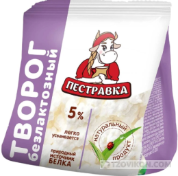 Творог Пестравка безлактозный 5%
- отзывы